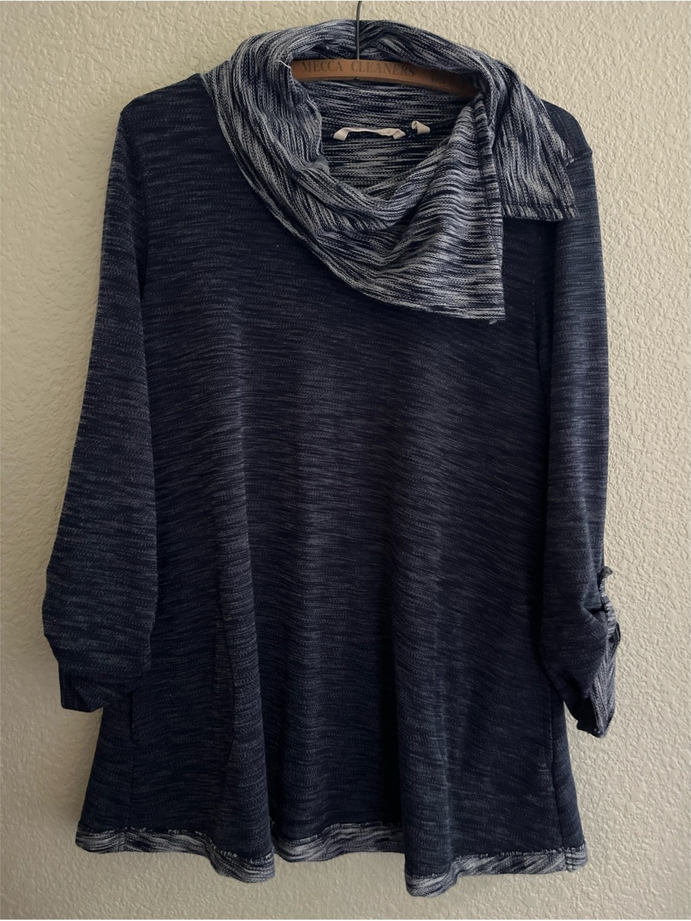 Soft Surroundings Weekending Cowl Neck Pullover Women’s Size Medium